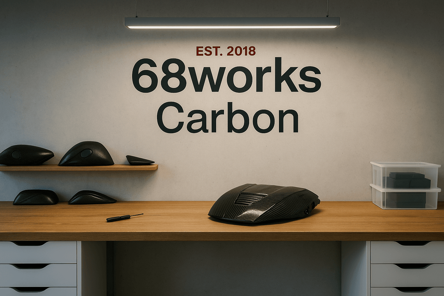68Works Carbon motorcycle carbon fiber parts