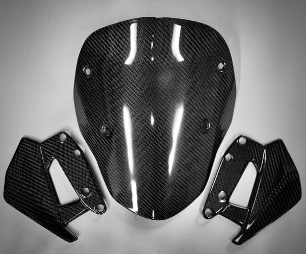 BMW R1300GS Sport Carbon Windshield (Non-Radar Version) - Image 2